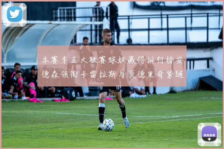 本赛季五大联赛球权赢得排行榜安德森领衔卡雷拉斯与莫德里奇紧随其后